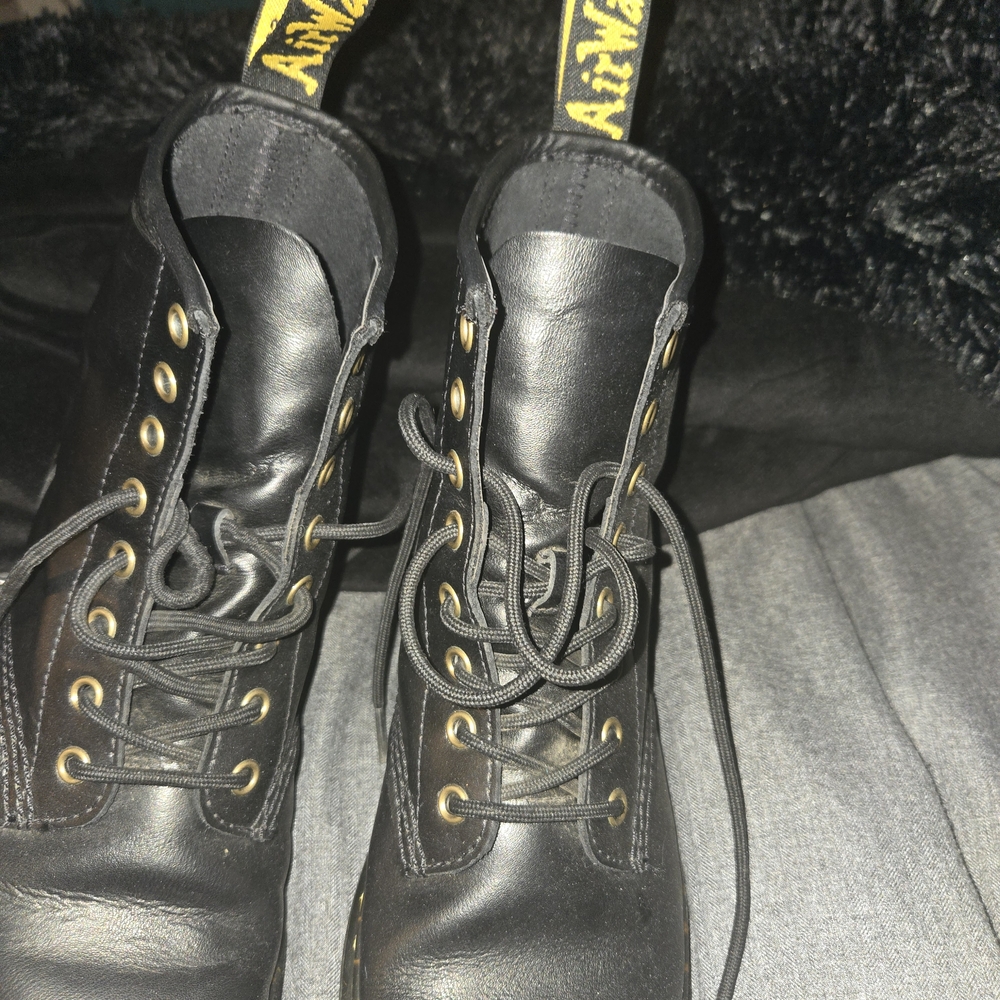 Dr. Martens Black Leather Boots
